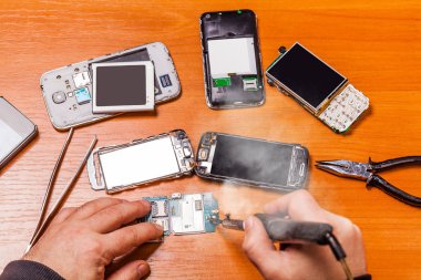 Lehimleme, kırık telefon tamir