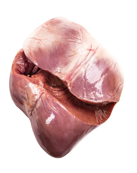 Raw pig heart — Stock Photo, Image