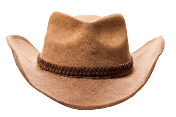 Sombrero de vaquero de cuero — Foto de Stock