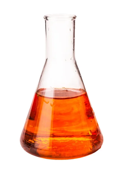 Flask with reagent — Stock Photo, Image