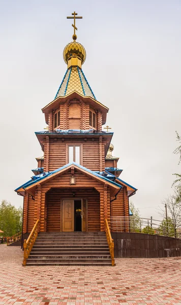 Iglesia de madera cristiana — Foto de Stock