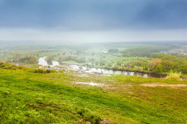 Severski Donets rivierlandschap — Stockfoto