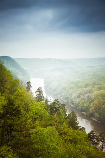 Landschap rivier — Stockfoto