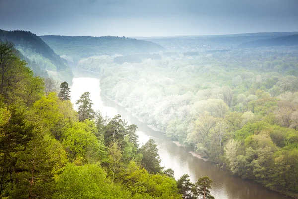 Landschap rivier — Stockfoto