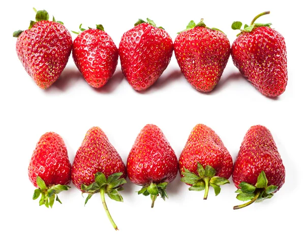 Natural ripe strawberries — Stock Photo, Image