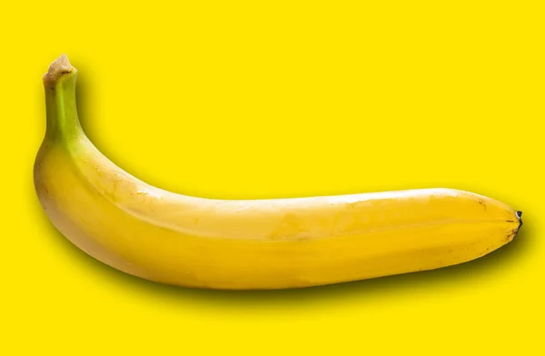 Eine reife Banane Nahaufnahme — Stockfoto