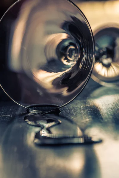 Gemorste glas martini close-up — Stockfoto