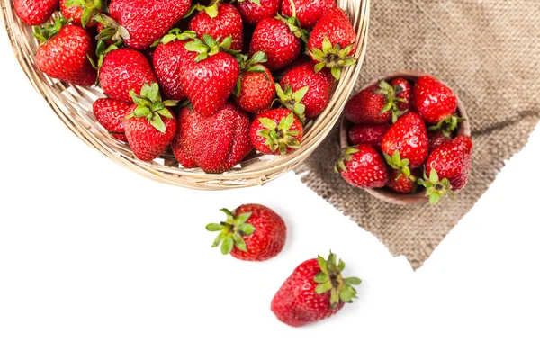 Many ripe strawberries close-up — Stock Photo, Image