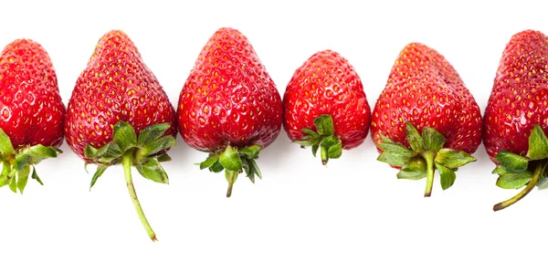 Natural ripe strawberries — Stock Photo, Image