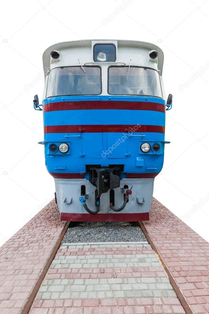 the old blue locomotive 