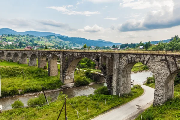 Виадук старого австрийского моста — стоковое фото