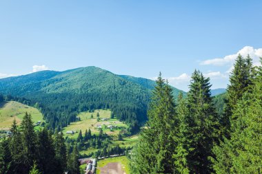 Karpatlar kırsal manzara