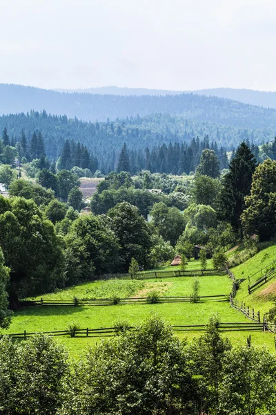 Karpatlar manzarada yaz