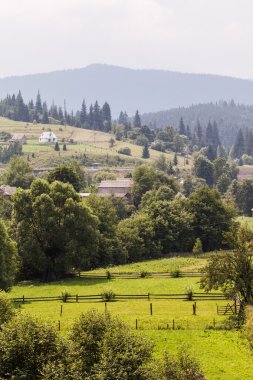 Karpatlar manzarada yaz