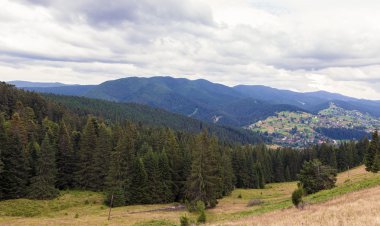 Karpatlar manzarada yaz