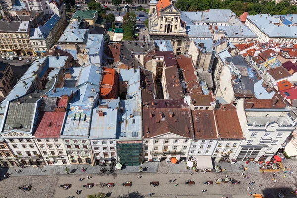 Historisch centrum van de stad Lviv — Stockfoto
