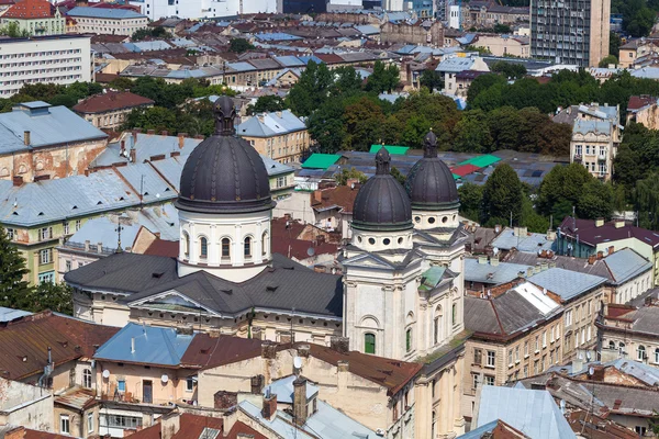 Centro storico della città Lviv — Foto Stock