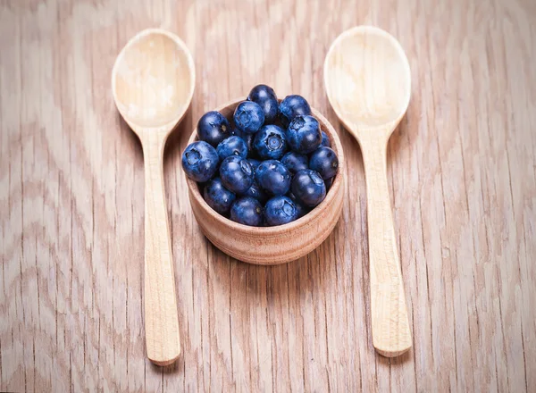 Natural fresh blueberries closeup — Stock Photo, Image