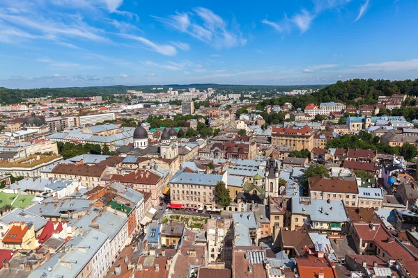 Historisches Zentrum der Stadt lviv — Stockfoto