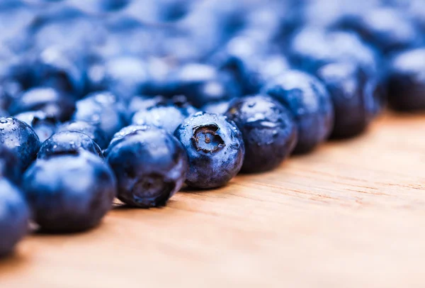 Natural fresh blueberries closeup — Stock Photo, Image