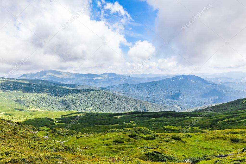 Montenegrin ridge in Carpathians