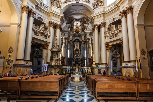 Interiör Dominikanska katedralen — Stockfoto