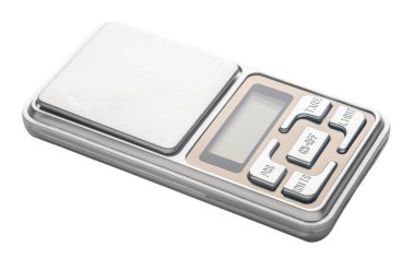 İzole edilmiş beyaz arkaplanda küçük ölçekli yakın çekim