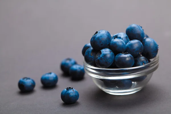 Fresh blueberries in bowl — Stock Photo, Image