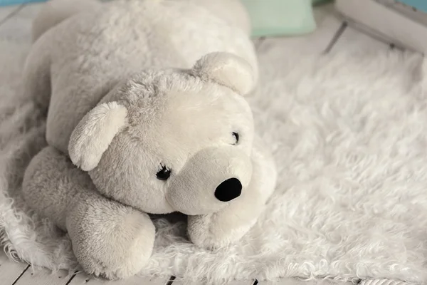 White soft toy bear — Stock Photo, Image