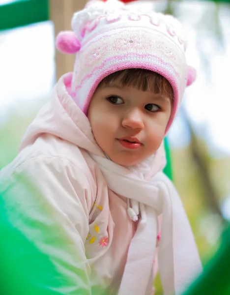 Portrait of a little girl — Stock Photo, Image