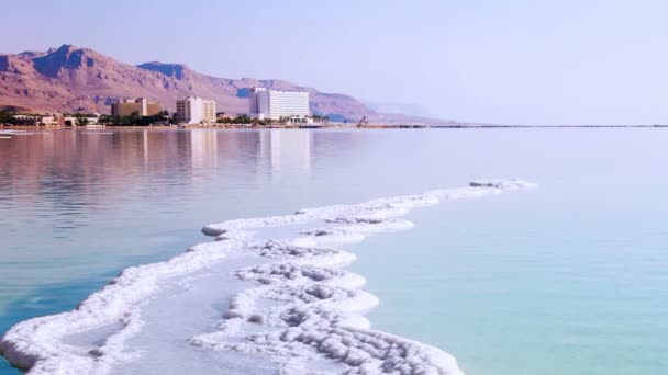 Manzara Dead Sea — Stok video