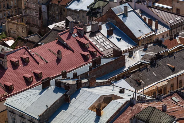 Blick von den Dächern — Stockfoto