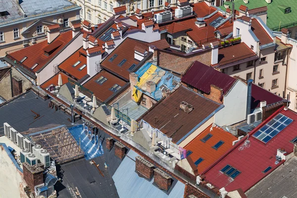 Vedere de deasupra acoperișurilor — Fotografie, imagine de stoc
