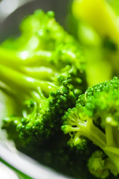Hot boiled broccoli close-up — Stock Photo, Image