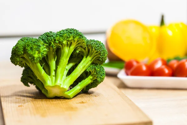 Frische Brokkoli Nahaufnahme — Stockfoto