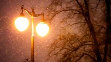 Kış akşamları Şehir Parkı