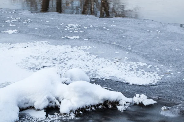 Invierno paisaje rural — Foto de Stock