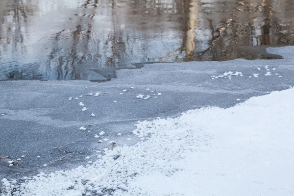 Ländliche Winterlandschaft — Stockfoto