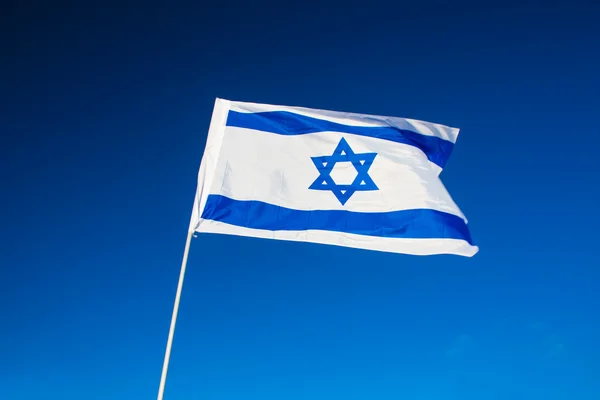 Bandeira de Israel close-up — Fotografia de Stock