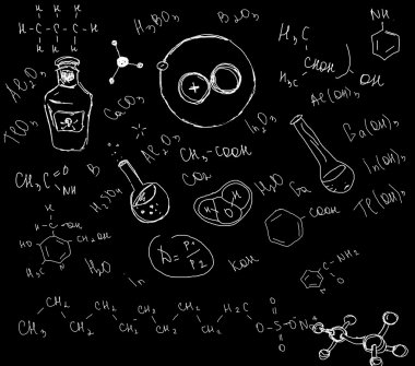 kimyasal Tema çizim 