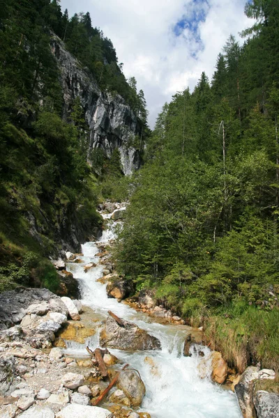 Silberkar Gorge  is a romantic whitewater gorge in the heart of the Dachstein massif, Alps, Austria