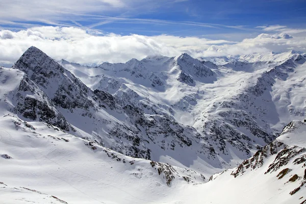 Kalkkogel Mountain Range in Stubai Alps, North Tyrol, Austria
