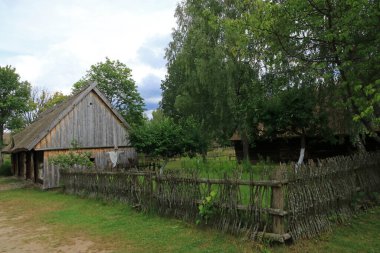 Wdzydze Kiszewskie, Polonya 'daki eski geleneksel ahşap ev.