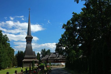 Romanya 'nın Maramures bölgesindeki Sapanta-Peri Ortodoks Manastırı