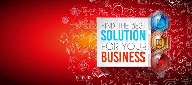 Temiz Infographic düzeni şablonu