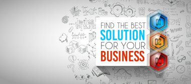 Temiz Infographic düzeni şablonu