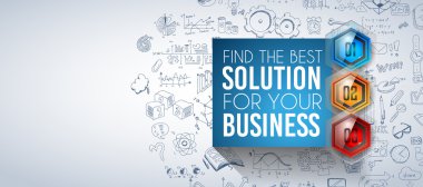 Temiz Infographic düzeni şablonu