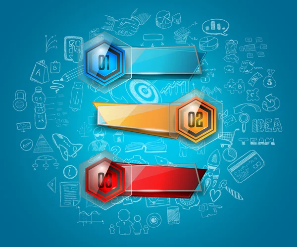 Temiz Infographic düzeni şablonu