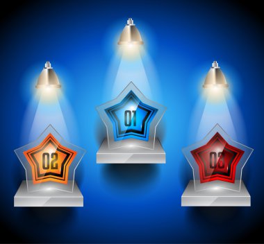 Seçenek düğmeleri ile Infographics karmaşık düzen