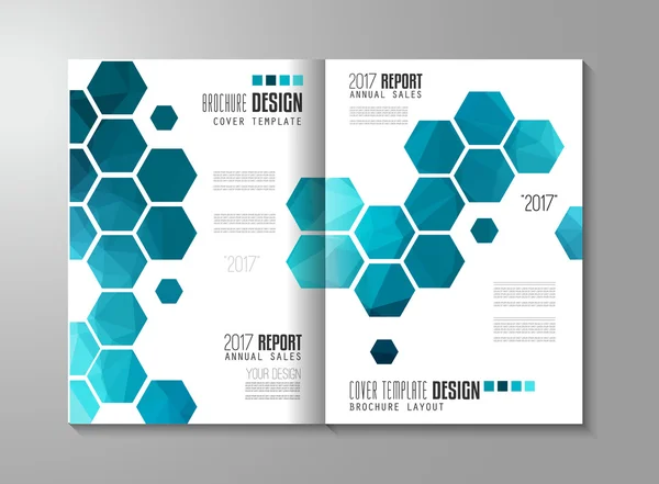 Modèle de brochure, Conception de dépliants — Image vectorielle